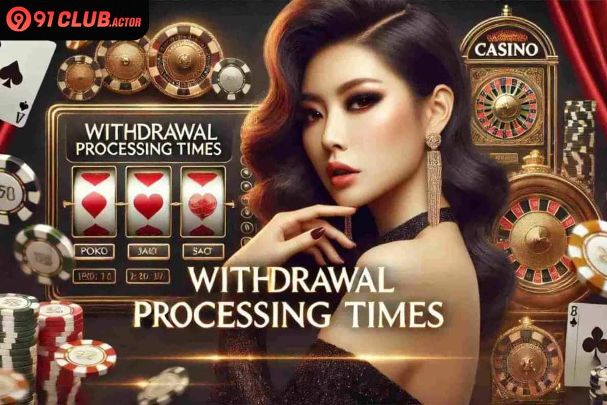 Withdraw Money form showing amount entry and payment method selection on 91 Club