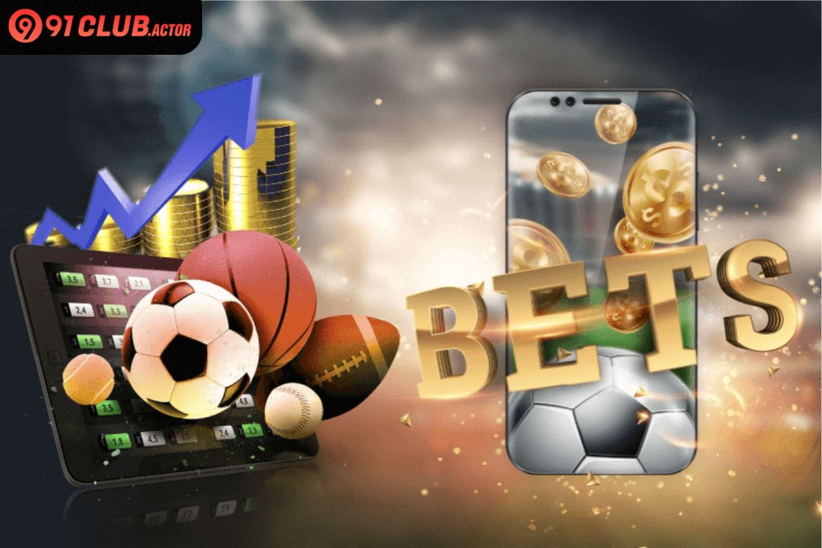 Sports Betting on mobile with match selection